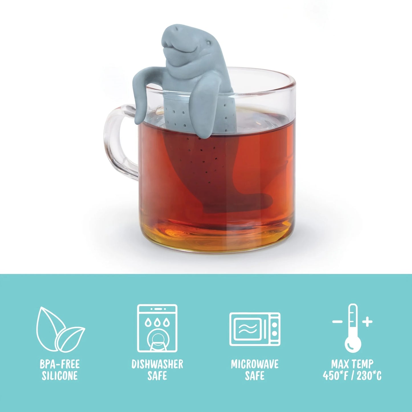 Manatee Silicone Tea Infuser