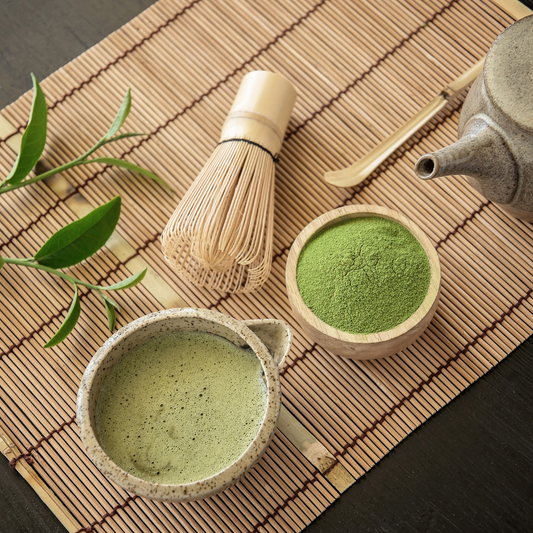 Zen Ritual Matcha organic ceremonial matcha powder in bowl